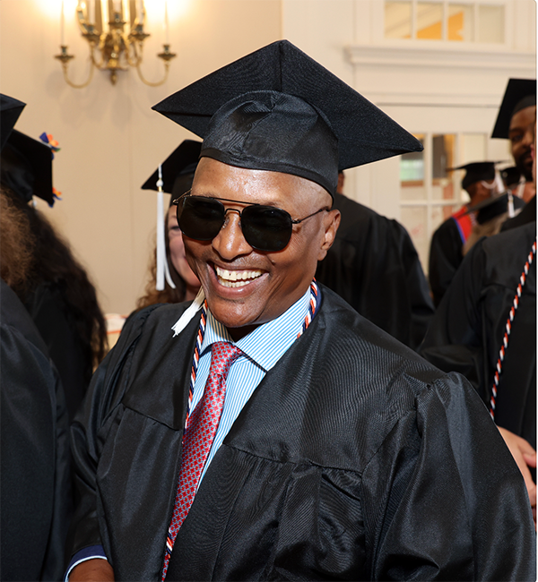 Rugumayo Smiles at UVA Graduation